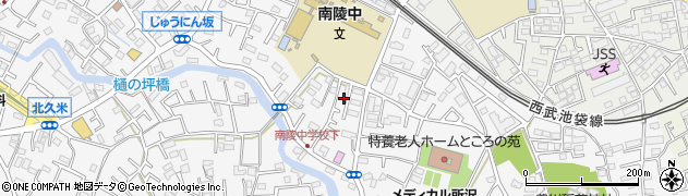 埼玉県所沢市久米1450周辺の地図