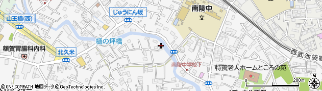 埼玉県所沢市久米2066周辺の地図