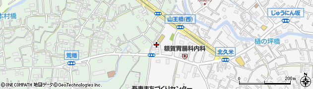 埼玉県所沢市久米2221周辺の地図