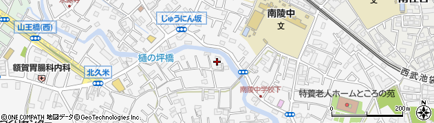 埼玉県所沢市久米2067周辺の地図