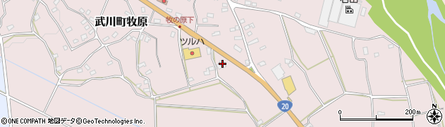 山梨中央銀行武川支店 ＡＴＭ周辺の地図