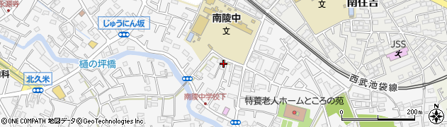 埼玉県所沢市久米1452周辺の地図