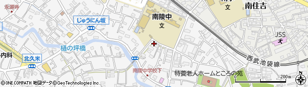 埼玉県所沢市久米1454周辺の地図