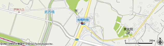 船尾町田周辺の地図