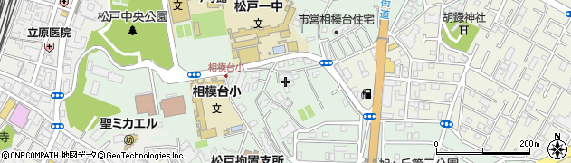 千葉県松戸市岩瀬221周辺の地図