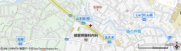 埼玉県所沢市久米2189周辺の地図