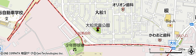 大松児童公園周辺の地図