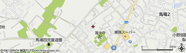 埼玉県新座市馬場周辺の地図