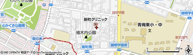 東京都青梅市新町3丁目53周辺の地図
