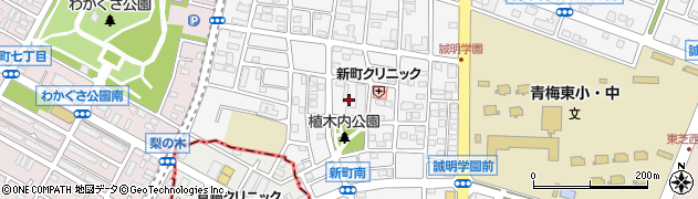 東京都青梅市新町3丁目49周辺の地図