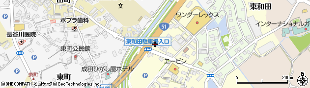 セルコホーム成田周辺の地図