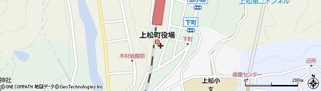 長野県木曽郡上松町周辺の地図