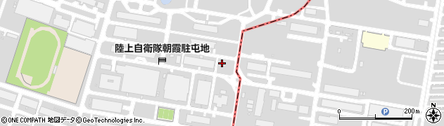 埼玉県朝霞市陸上自衛隊朝霞駐屯地周辺の地図