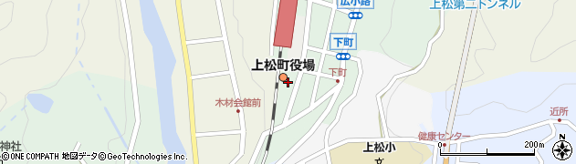 上松町　役場住民福祉課周辺の地図
