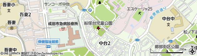 船塚台街区公園周辺の地図