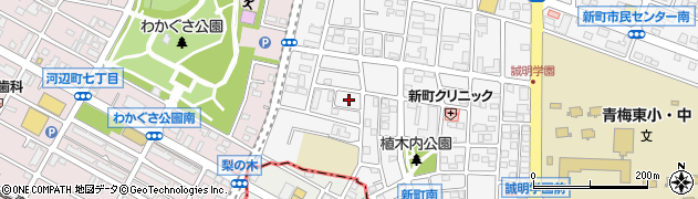 東京都青梅市新町3丁目43周辺の地図