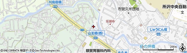 埼玉県所沢市久米2211周辺の地図