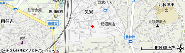 埼玉県所沢市久米505周辺の地図