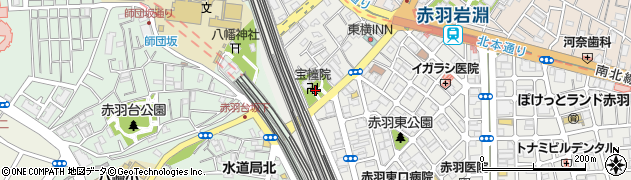 東京都北区赤羽3丁目4周辺の地図