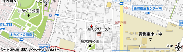 東京都青梅市新町3丁目50周辺の地図