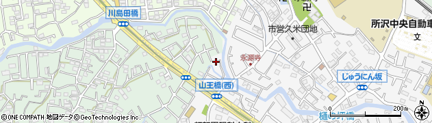 埼玉県所沢市久米2209周辺の地図