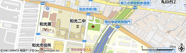 広沢原児童公園周辺の地図