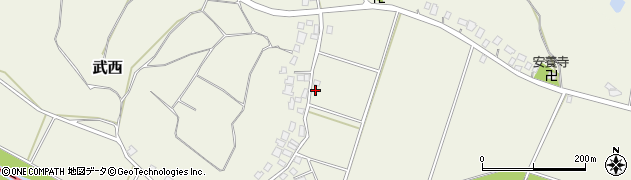 千葉県印西市武西1642周辺の地図
