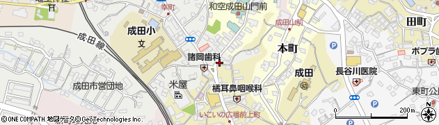 神戸旅靴屋　成田表参道店周辺の地図