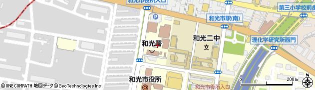 埼玉県和光市広沢周辺の地図