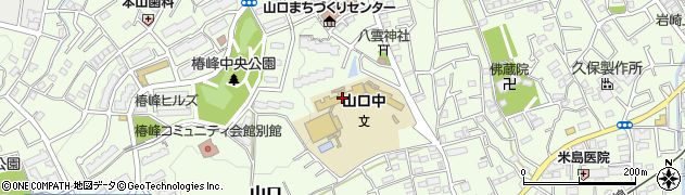 所沢市立山口中学校周辺の地図