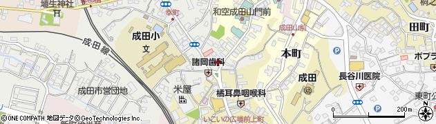 株式会社杉養蜂園　成田山店周辺の地図