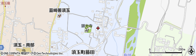 山梨県北杜市須玉町藤田1433周辺の地図