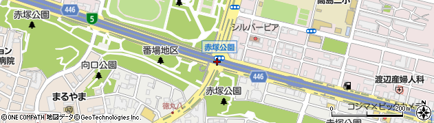 赤塚公園周辺の地図