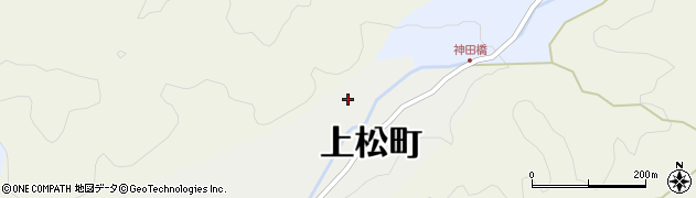 中沢周辺の地図