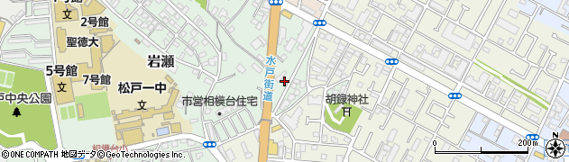 千葉県松戸市岩瀬164周辺の地図