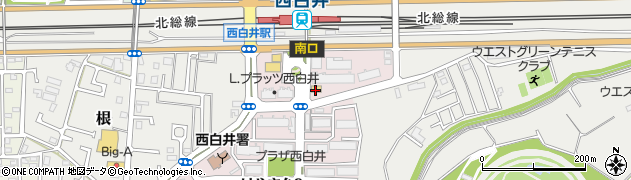セブンイレブン西白井駅前店周辺の地図