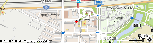 白井ジャパン周辺の地図