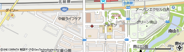 白井駅前理容館周辺の地図