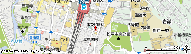 松戸中華そば 富田食堂周辺の地図