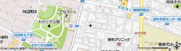 東京都青梅市新町3丁目64周辺の地図