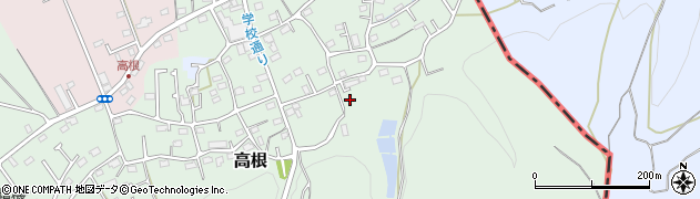 東京都瑞穂町（西多摩郡）高根周辺の地図