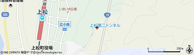 長野県木曽郡上松町小川周辺の地図