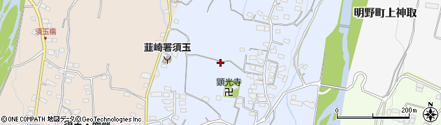 山梨県北杜市須玉町藤田179周辺の地図