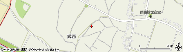 千葉県印西市武西741周辺の地図