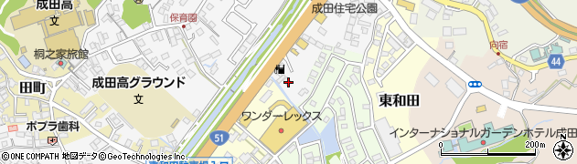 株式会社川久　成田営業所周辺の地図