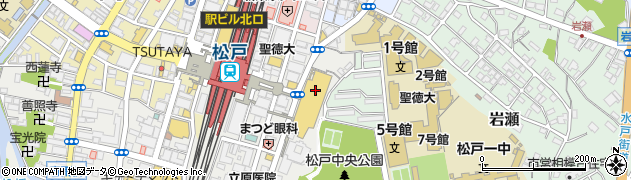 神田外語ファミリークラブ　松戸教室周辺の地図