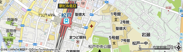 ＫＯＭＥＨＹＯ　買取センタープラーレ松戸周辺の地図