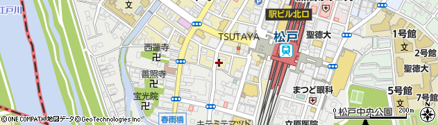 ポニー・クリーニング　松戸本町３丁目店周辺の地図