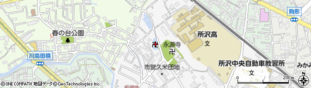 埼玉県所沢市久米1316周辺の地図