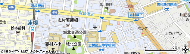 東京都板橋区坂下周辺の地図